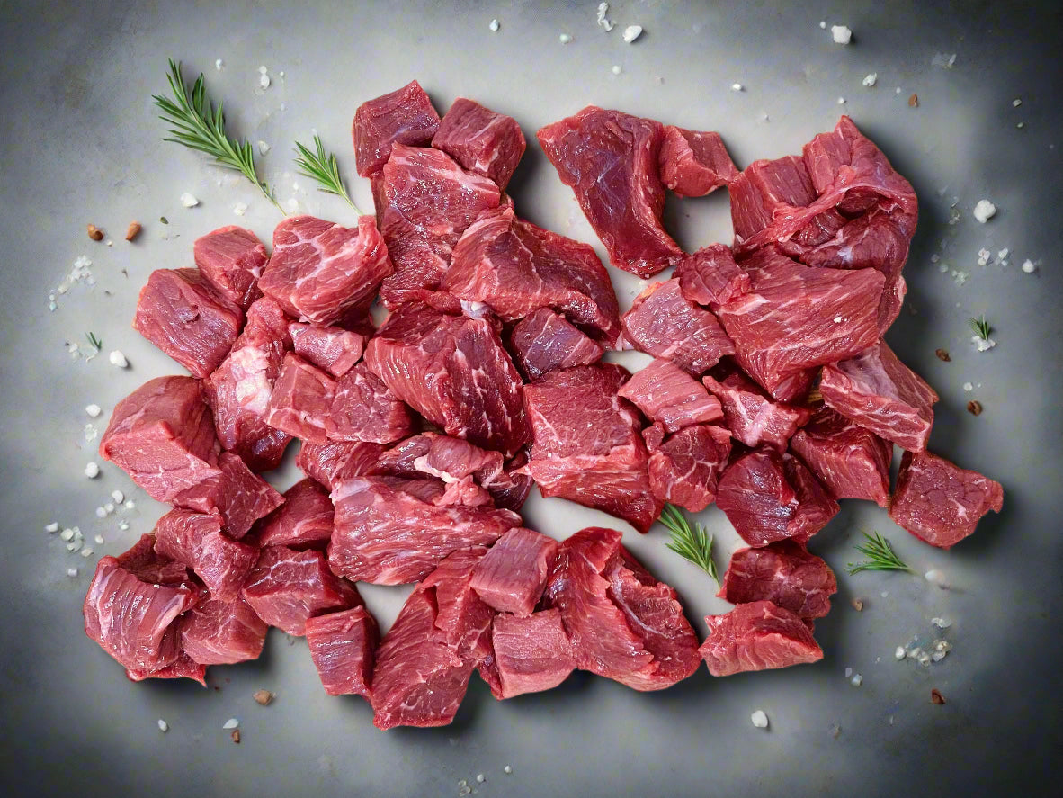 Grass-Fed Beef Tips